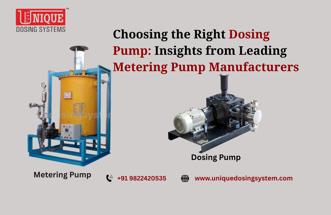 Choosing the Right Dosing Pump: Insights from Leading Metering Pump Manufacturers
