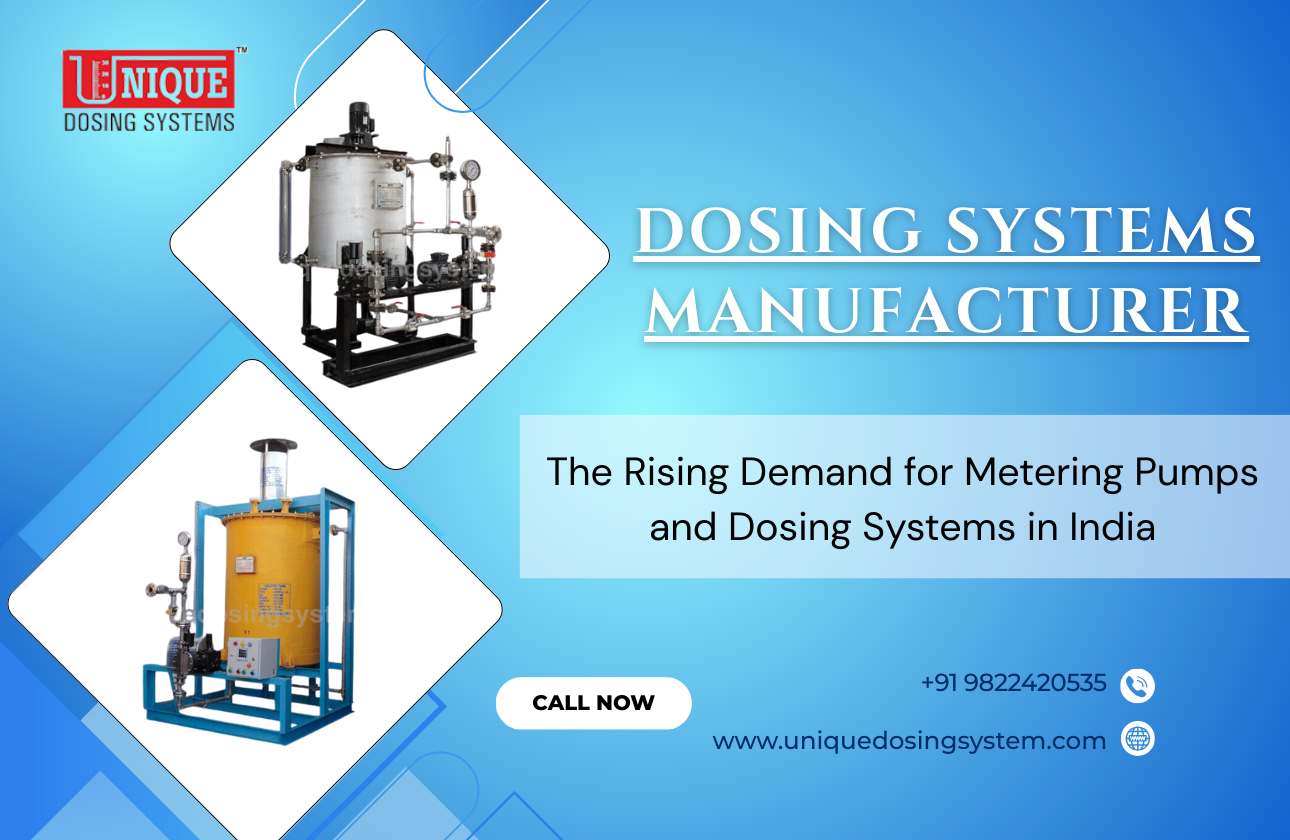 The Rising Demand for Metering Pumps and Dosing Systems in India