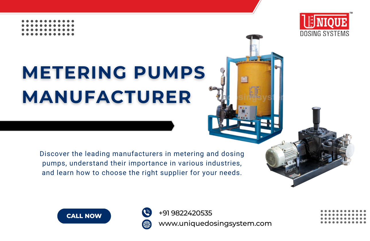 Navigating the Top Metering and Dosing Pumps Manufacturers in Today's Market