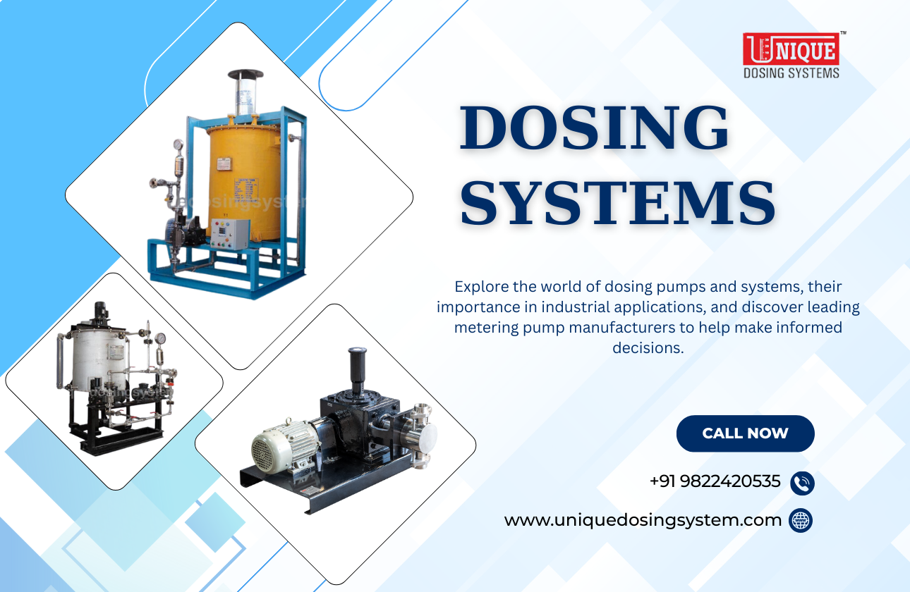 Choosing the Right Dosing Pump and System: Top Manufacturers to Consider