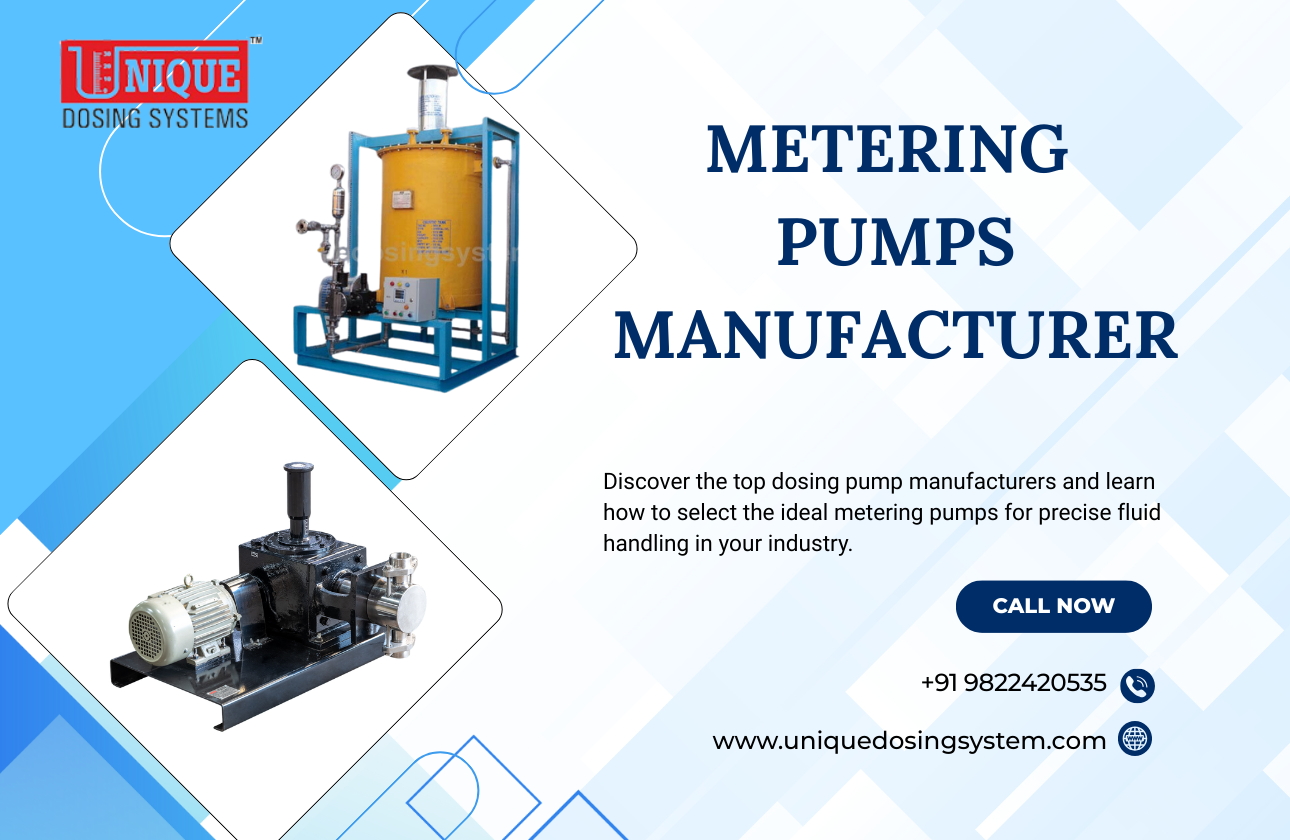 Navigating the Leading Dosing Pump Manufacturers: Choosing the Best Metering Pumps for Your Needs
