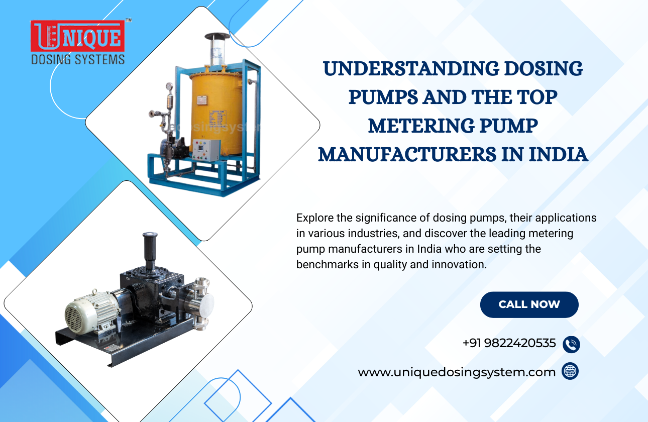 Understanding Metering Pumps and Dosing Systems: The Future of Fluid Management in India