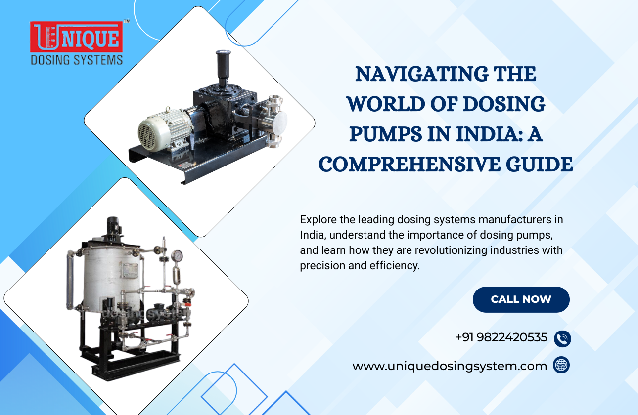 Navigating the World of Dosing Pumps in India: A Comprehensive Guide