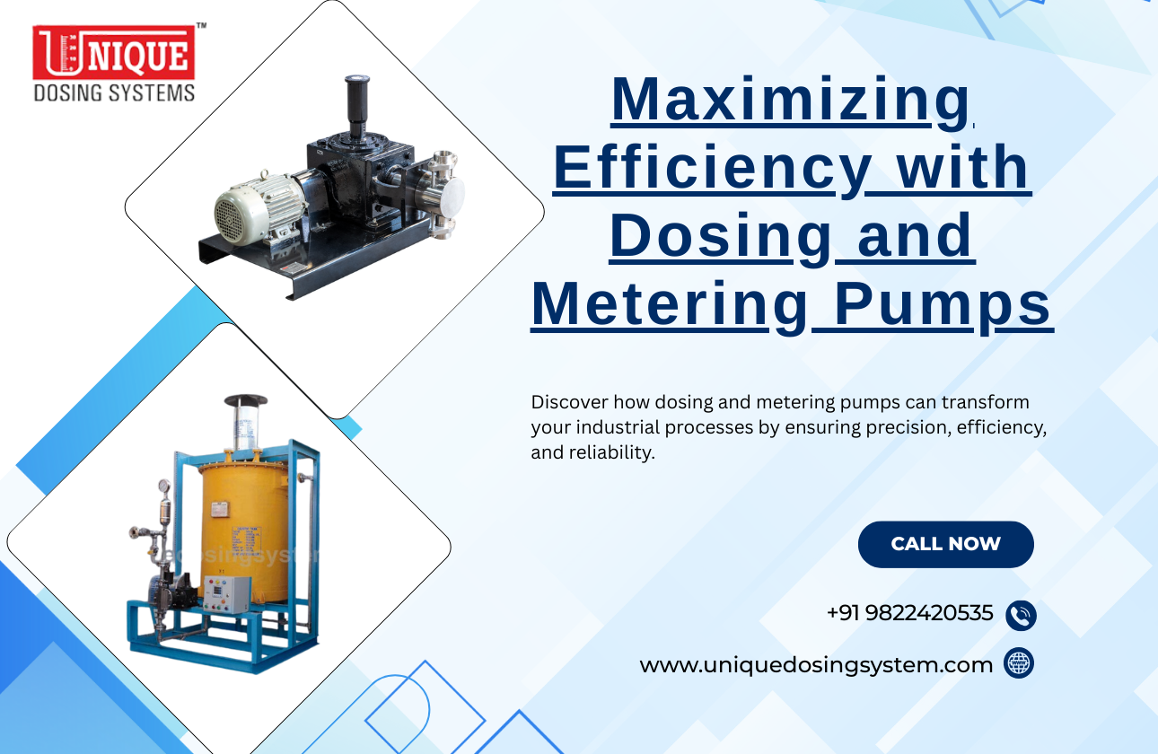 Maximizing Efficiency with Dosing and Metering Pumps