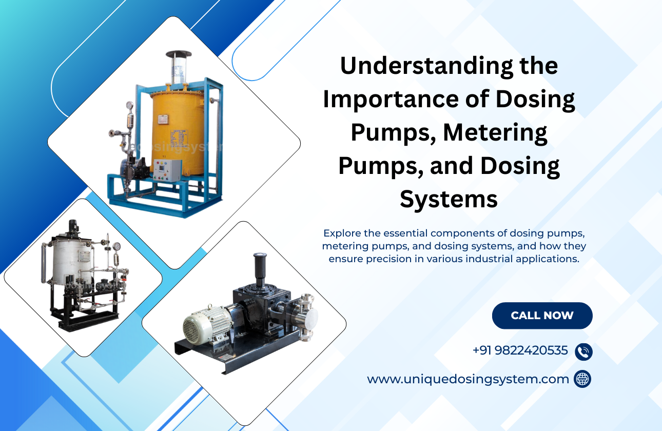 Understanding the Importance of Dosing Pumps, Metering Pumps, and Dosing Systems