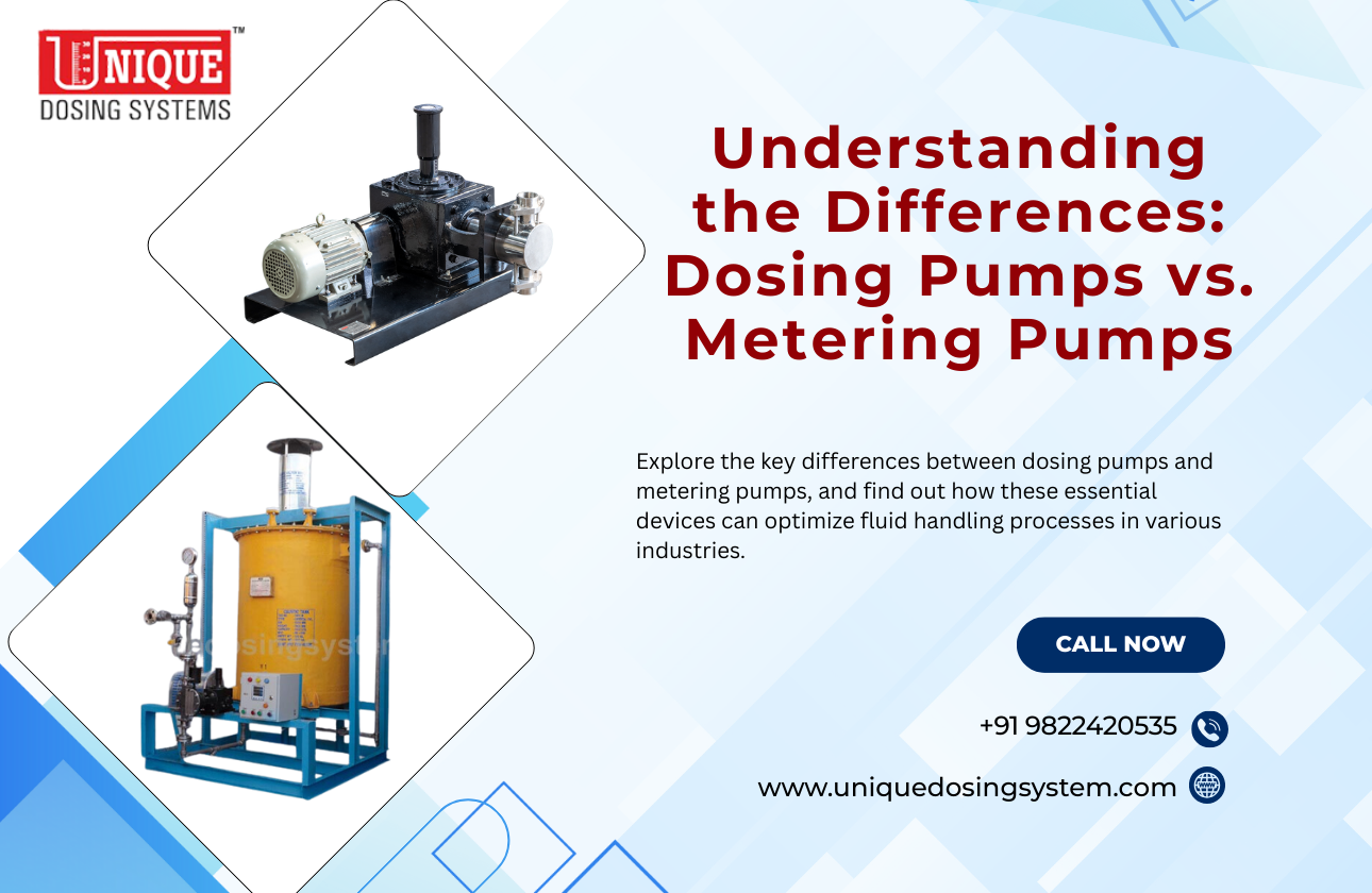 Understanding the Differences: Dosing Pumps vs. Metering Pumps
