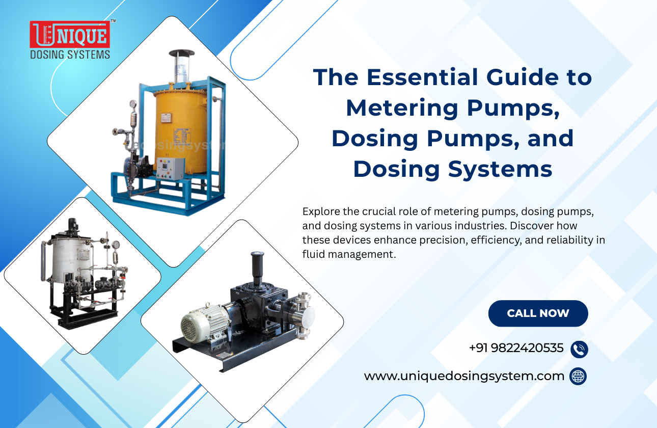 The Essential Guide to Metering Pumps, Dosing Pumps, and Dosing Systems