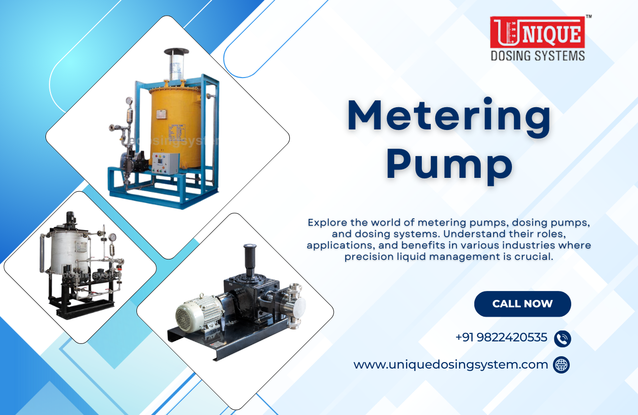 Understanding Metering Pumps, Dosing Pumps, and Dosing Systems: Essential Tools for Precision Liquid Management